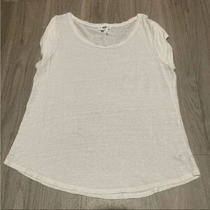 PAIGE White Short Sleeve Tee